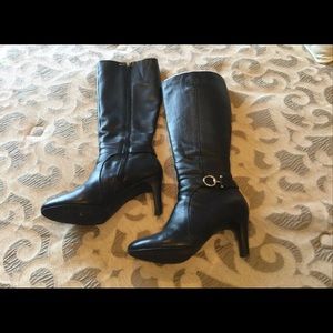 Bandolino Lella Women's Wide-Calf Boots Black 7M